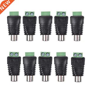 10 Pcs UTP Cat5/Cat6 Cable to AV RCA Female Jack Screw Termi