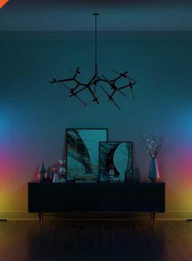 LED corner RGB floor lamp smart APP remote control dimming s