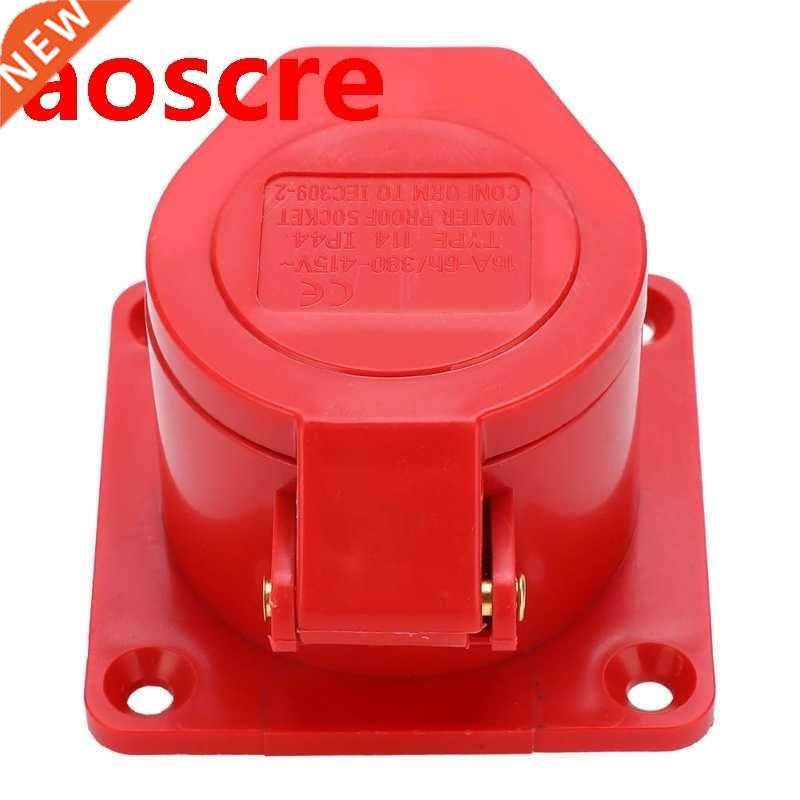 micro usb connector 16A 4Pin Industrial Socket 3 Phase IP44