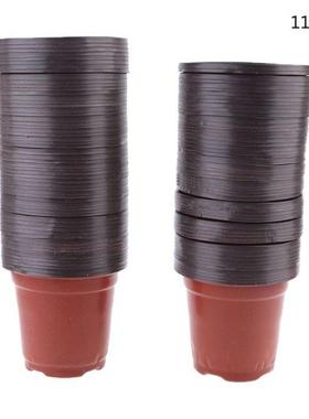 110PCS Garden Plant Nursery Container Seedling Flower Pot Pl