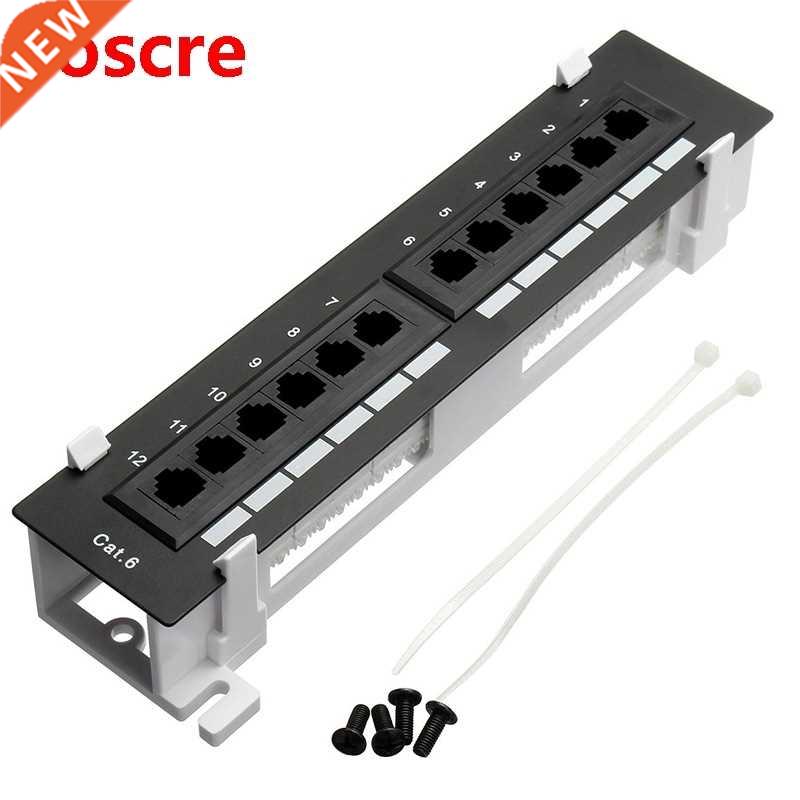 Network Tool Kit 12 Port CAT6 Patch Panel RJ45 Networking Wa