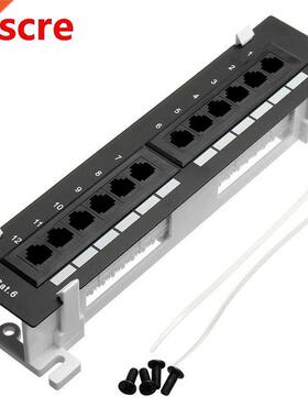 Network Tool Kit 12 Port CAT6 Patch Panel RJ45 Networking Wa
