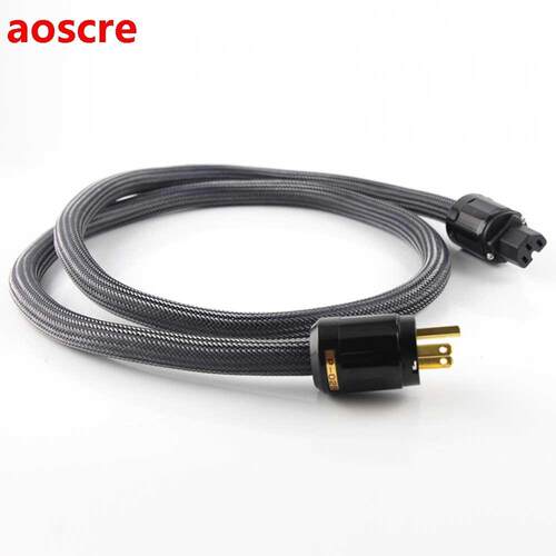Hifi Audio 4N OFC Copper 10AWG US standard AC Power cord cab