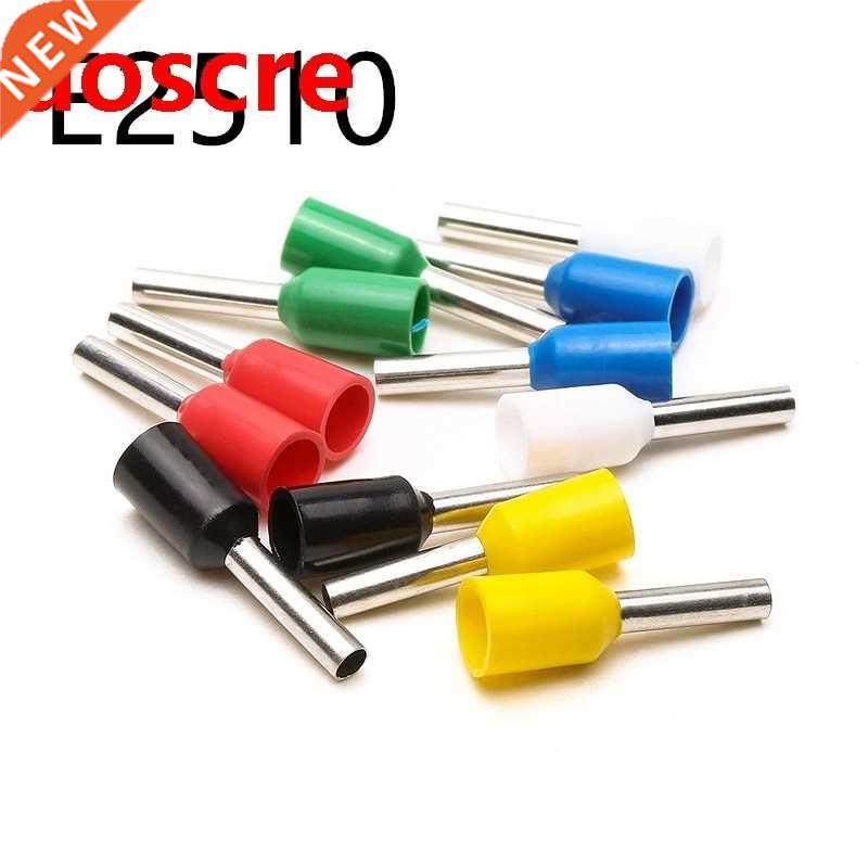 100PCS E2510 14AWG 2.5mm Long Tube Insulated End Terminal