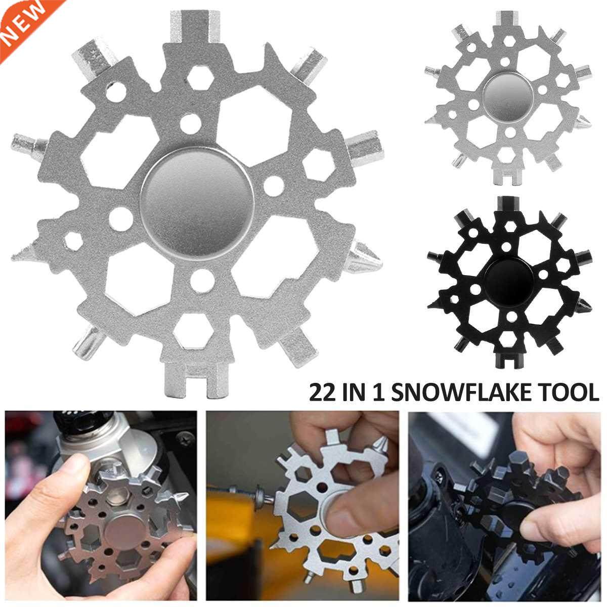 22 In 1 Snowflake Snow Wrench Tool Spanner Hex Wrench Multif
