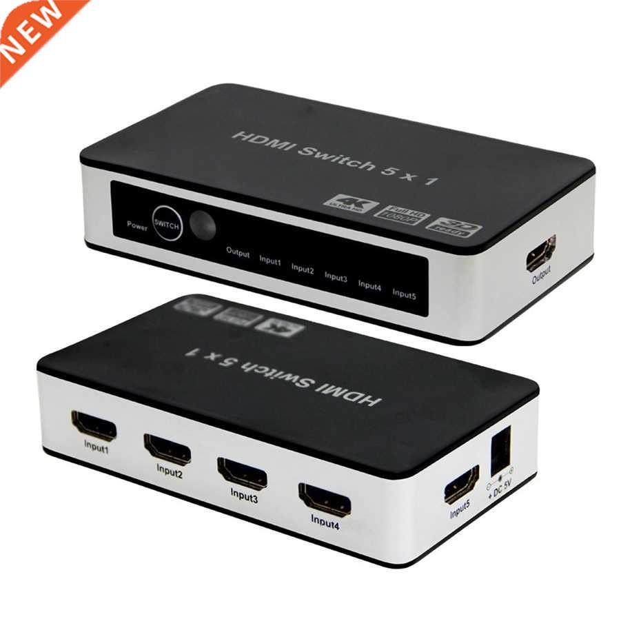 5-port 4K HDMI Switcher Splitter box with IR remote HDMI Swi