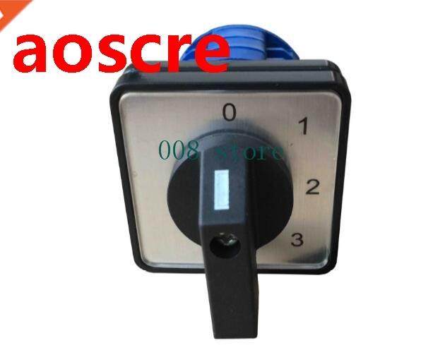 YMW26-20/3 manual electrical changeover rotary switch 20A 3