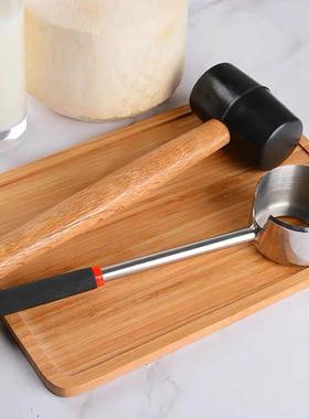Coconut Opener Tool Set Food Grade 04 Stainless Steel Opene