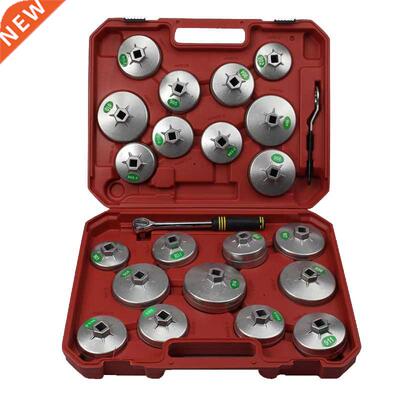 23pcs Aluminum Alloy Cup Type Oil Filter Cap 适用于 Car Repa