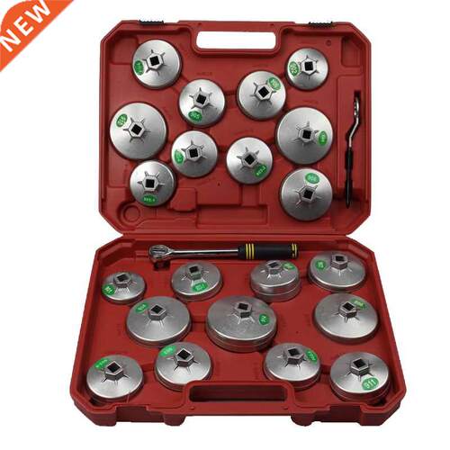 23pcs Aluminum Alloy Cup Type Oil Filter Cap 适用于 Car Repa