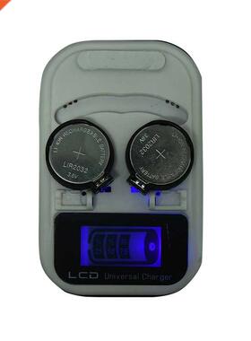 Cell 2-Slot LIR2032 LIR2025 LIR2016 3.6V Rechargeable Lithiu