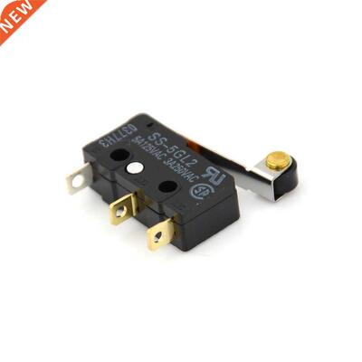 2pcs SS-5GL2 Microswitch Hinge Rler Lever SPDT 3Pin Submin