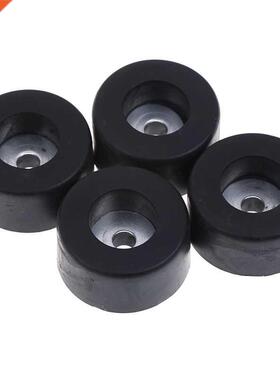 Cabinets Rubber Feet Damper Pad Base 4pcs Durable Black 38mm
