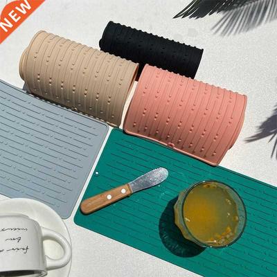 Durable Silicone Dishes Protector Sink Mat Table Kitchen Hom