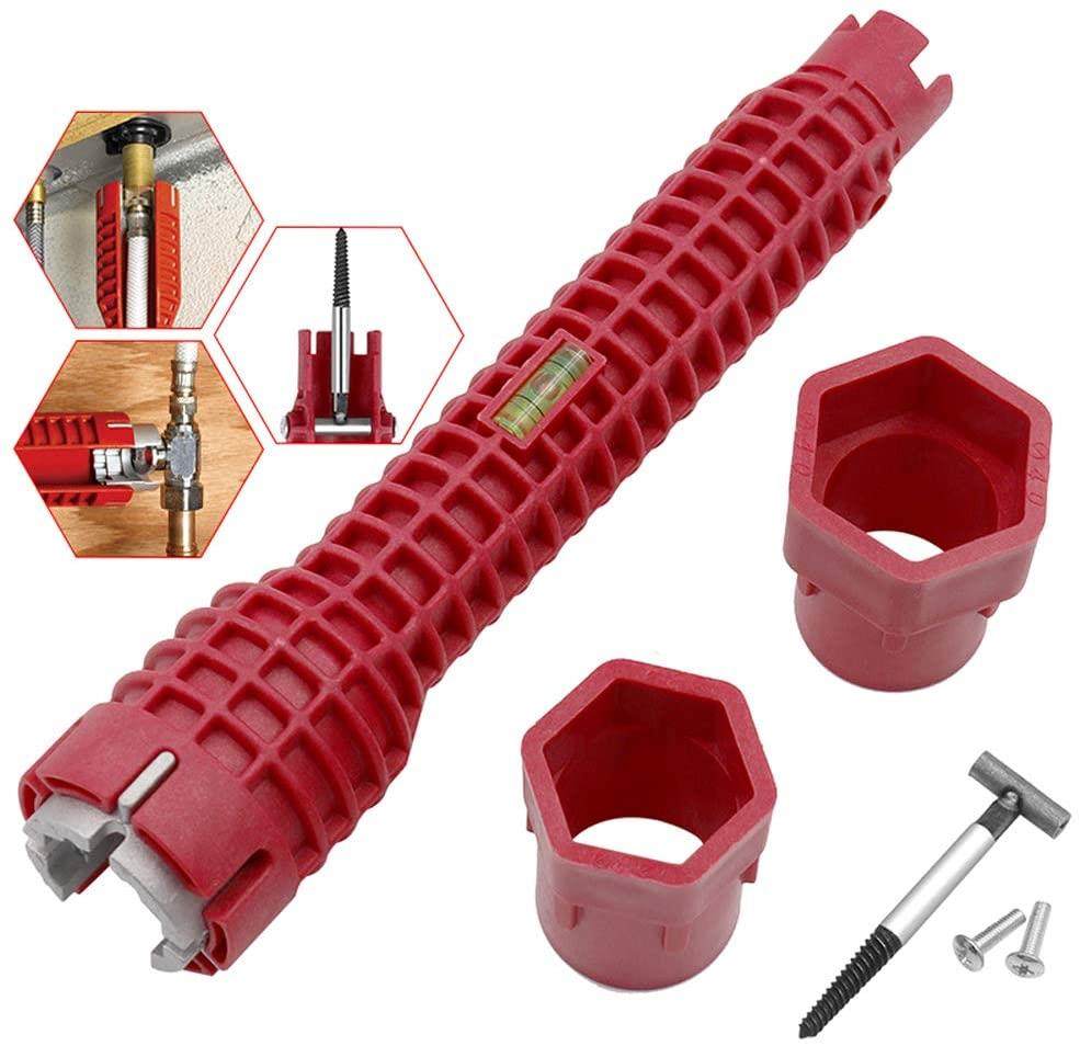 8 In 1 Anti-slip Kitchen Repair Plumbing To Flume Wrench S