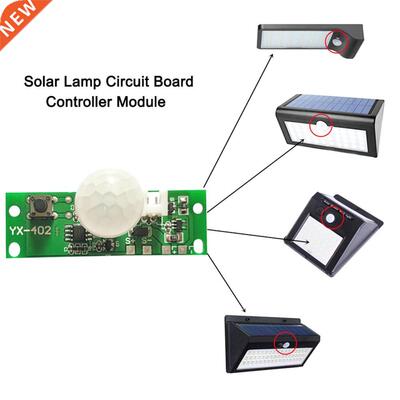 3.7V  Kit Solar Lamp Board Control Sensor Night Light mod