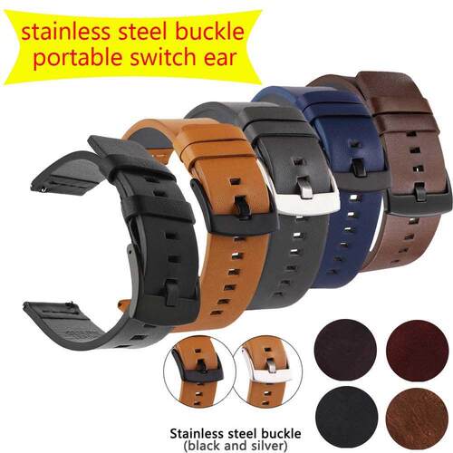 20/22mm Leather Watch band Bracelet Huawei watch GT2 46M