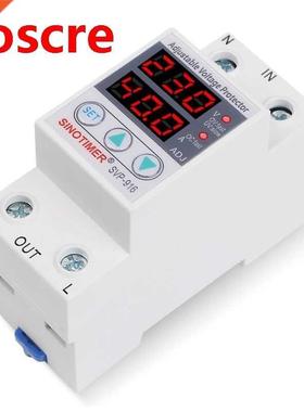 SVP916 Adjustable Voltage Surge Protector Relay 220V 40/63/8