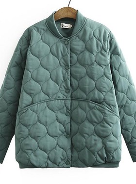 Women Clothing Short Parka Plus Size Autumn Winter Loose Ant