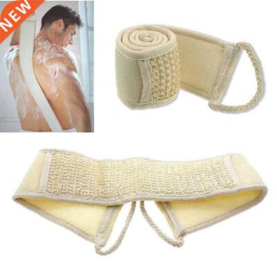 Linen Back Strap Bath Towel Natural Exfoliating Shower Body