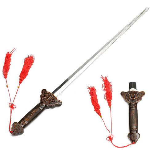86CM Telescopic Kung Fu Taichi Sword Swallowing Sword Practi