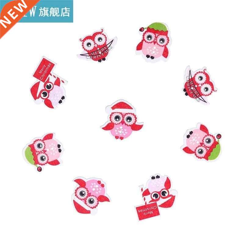 animal buttons wooden buttons 4 styles owl shaped craft but