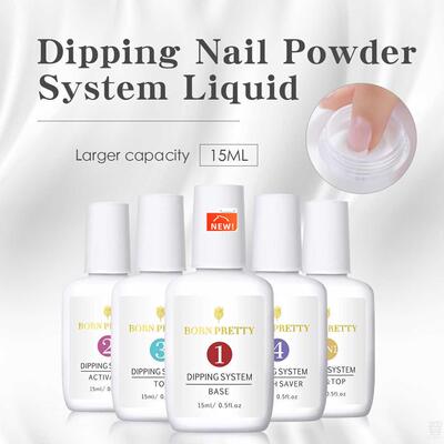 Nail dipping powder solution infiltrating foundation rubber