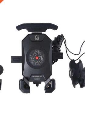 Portable 360 Rotation Wireless Phone Mount Charger for Smart