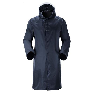Raincoat long section adult fashion men and women outdoor
