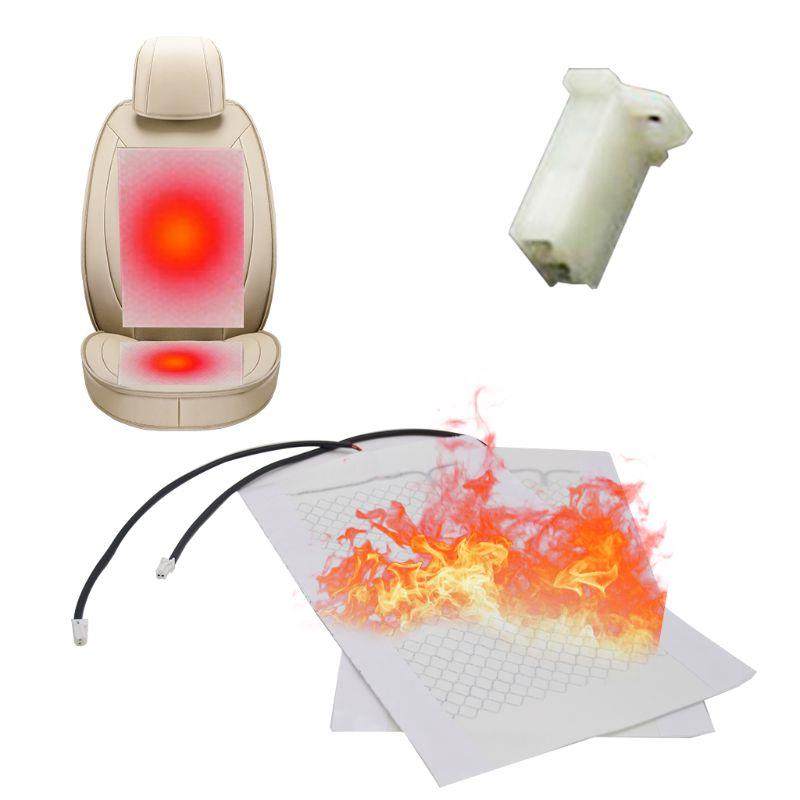2Pcs 12V Universal Car Seat Heating Pad Car Heated Seat Cove