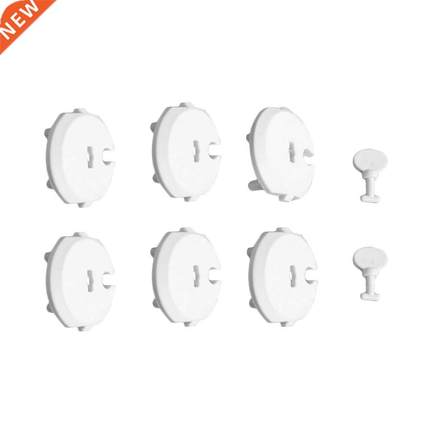 6pcs Outlet Anti-electric Shock Socket Set For Home Security
