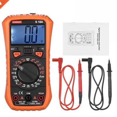 Digital Multimeter Voltmeter 2000 Counts Manual Range True R