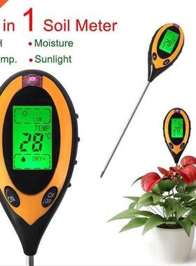 4 In 1 Soil Ph Meter Soil Tester PH Moisture Meter Temperatu