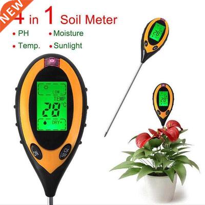 4 In 1 Soil Ph Meter Soil Tester PH Moisture Meter Temperatu