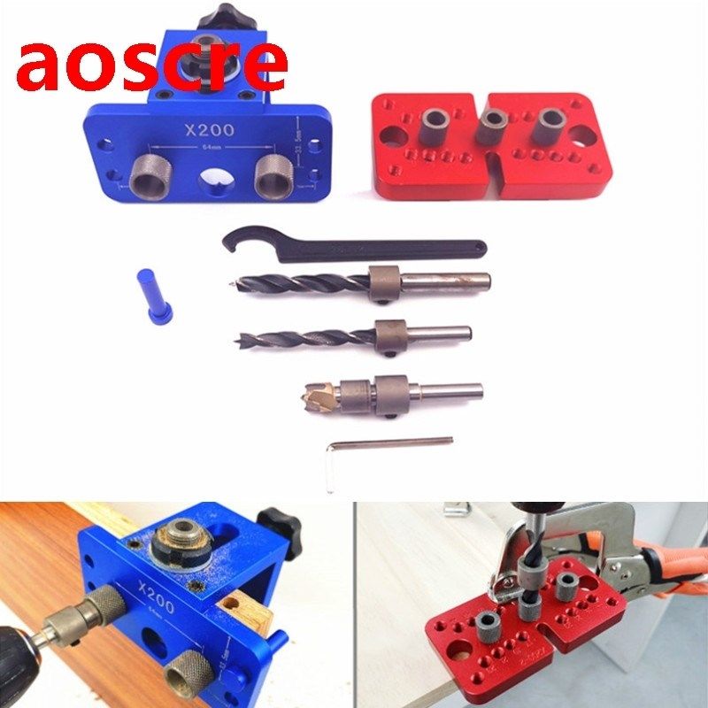 Aluminum Alloy Carpentry Punche 3 In 1 Woodworking Tools Log