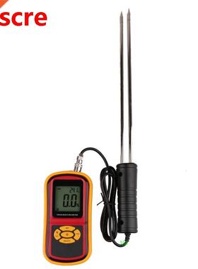GM640 Digital LCD Moisture Tester With Measuring Probe Profe