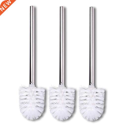 3 Pack Toilet spare brush brush head white stainless steel t