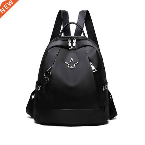 New Fashion Women Backpack Large-Capacity Black Female Shoul