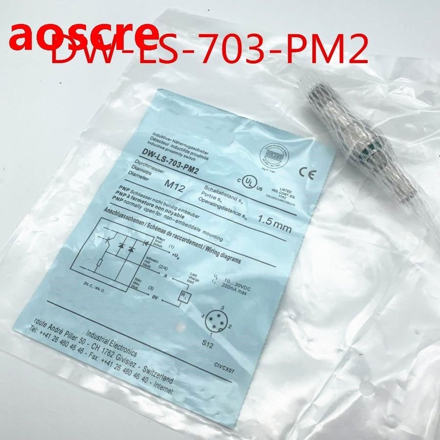 DW-LS-703-PM2 M12 New Contrinex High Pressure Resistance  Sw