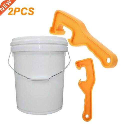 2pcs Plastic Bucket Pail Paint Lid Can Opener Home Opening H
