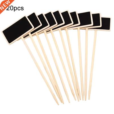 20pcs Wooden Chalkboard Blackboard Eco-Friendly Succulent Pl