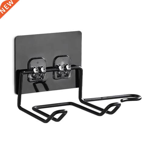 Foldable Hair Dryer Shelf Wall Mounted Hair Straightener Hol