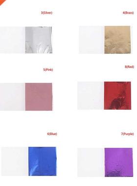 100 Sheets Foil Leaf Paper Imitation Gold Silver Copper Leaf