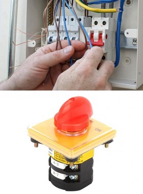 AC 380V 25A 2-Position Rotary Changeover Switch JYW25-25/2 D