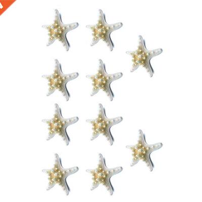 10Pcs/Lots Crafts White Bread Sea Shell Starfish, Fashion Ho