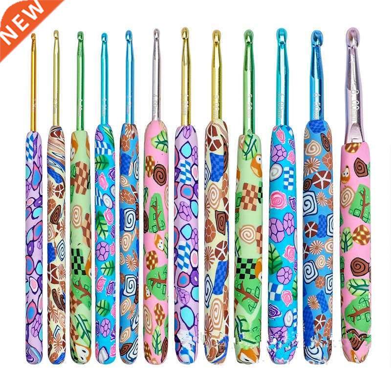 Colorful Soft Ceramic Handle Alumina Crochet Hooks Ceramic H