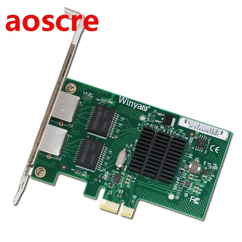 E5709T PCI-E X1 Two-port gigabit NIC ISCSI BCM5709c TOE