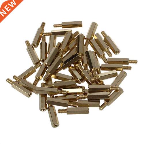 50 Pcs Screw PCB Stnd-off Spcer Hex M3 Mle x M3 Femle 15