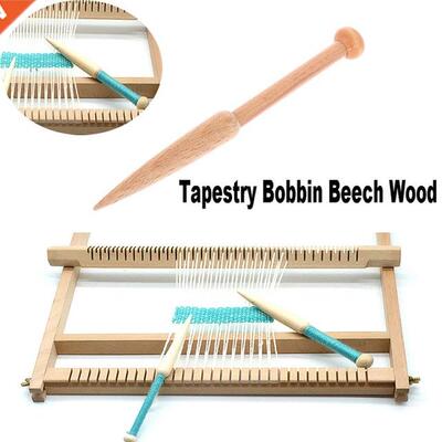 1PC DIY Weving Tool Wood Woven Sweter Scrf Tpestry Bobbi