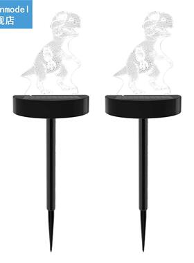 2pcs Waterproof LED Lamp Landscape Color Changing Solar Ligh